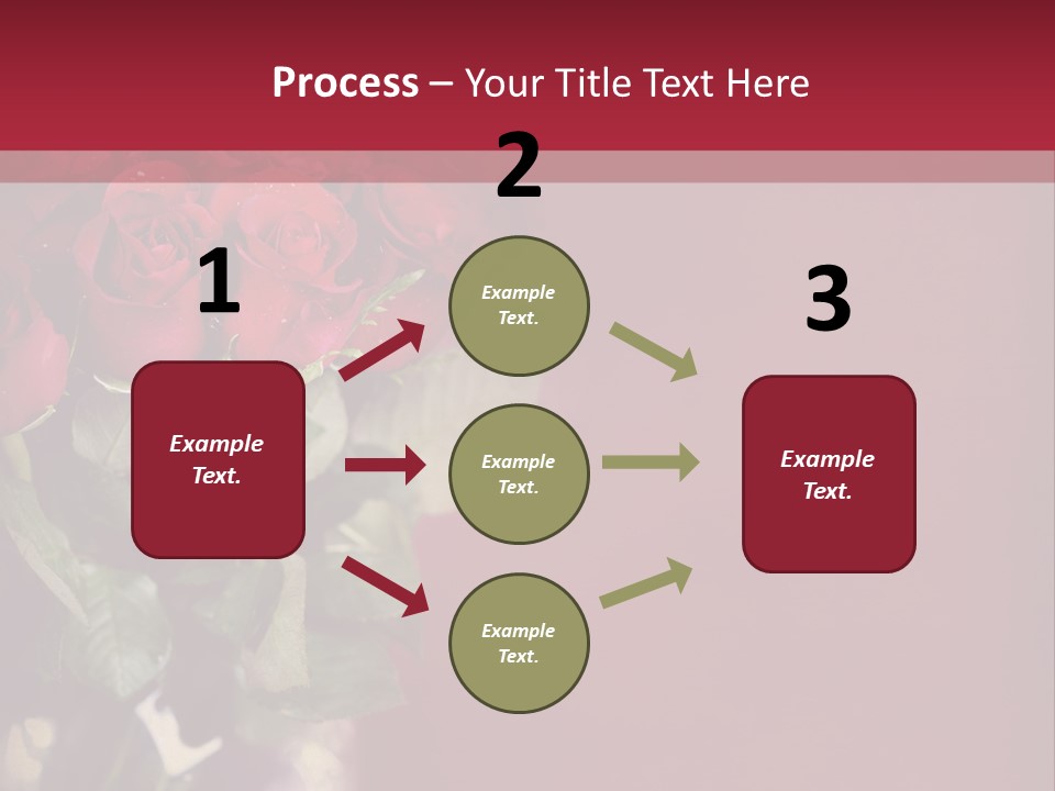 Romantic Color Vase PowerPoint Template