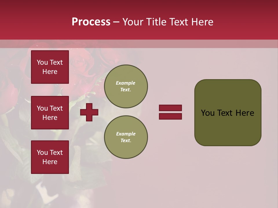 Romantic Color Vase PowerPoint Template