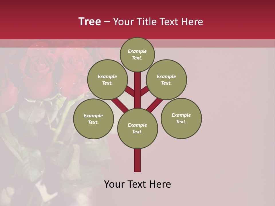 Romantic Color Vase PowerPoint Template