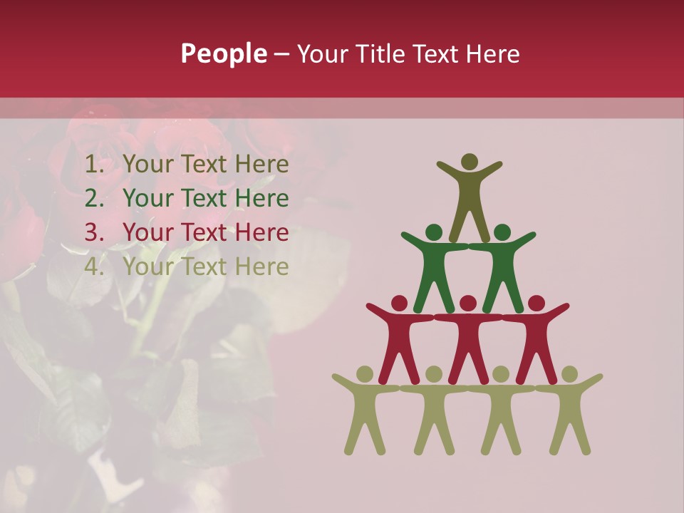 Romantic Color Vase PowerPoint Template