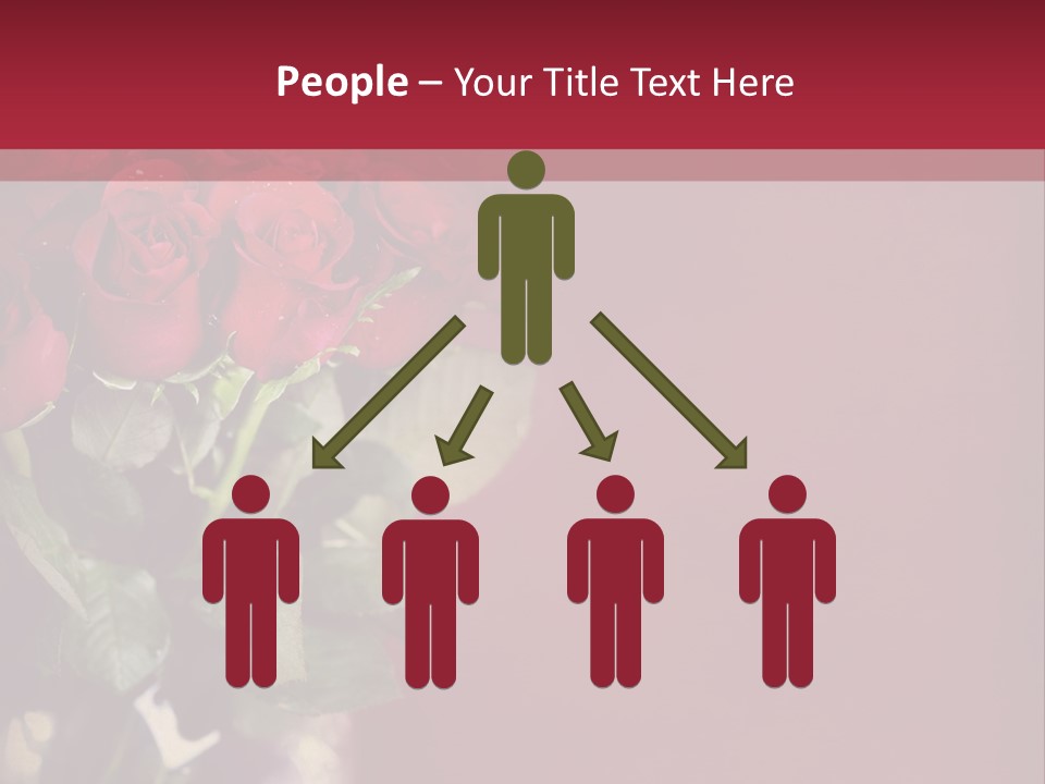 Romantic Color Vase PowerPoint Template