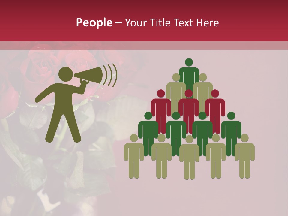 Romantic Color Vase PowerPoint Template