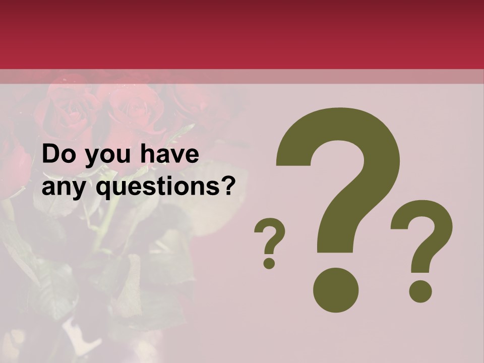 Romantic Color Vase PowerPoint Template