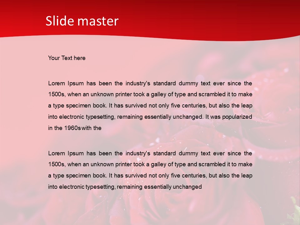 Blossom Sensual Romance PowerPoint Template