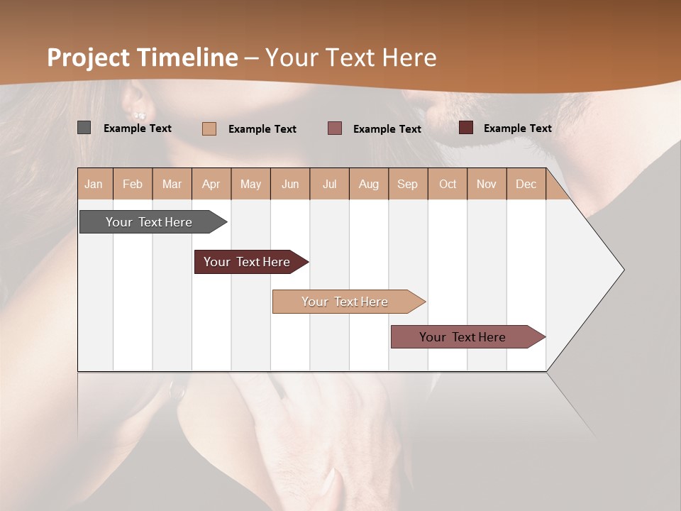 Company Table Conference PowerPoint Template