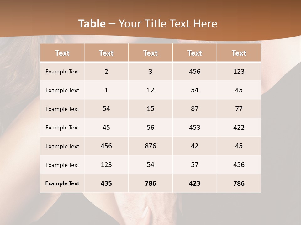 Company Table Conference PowerPoint Template