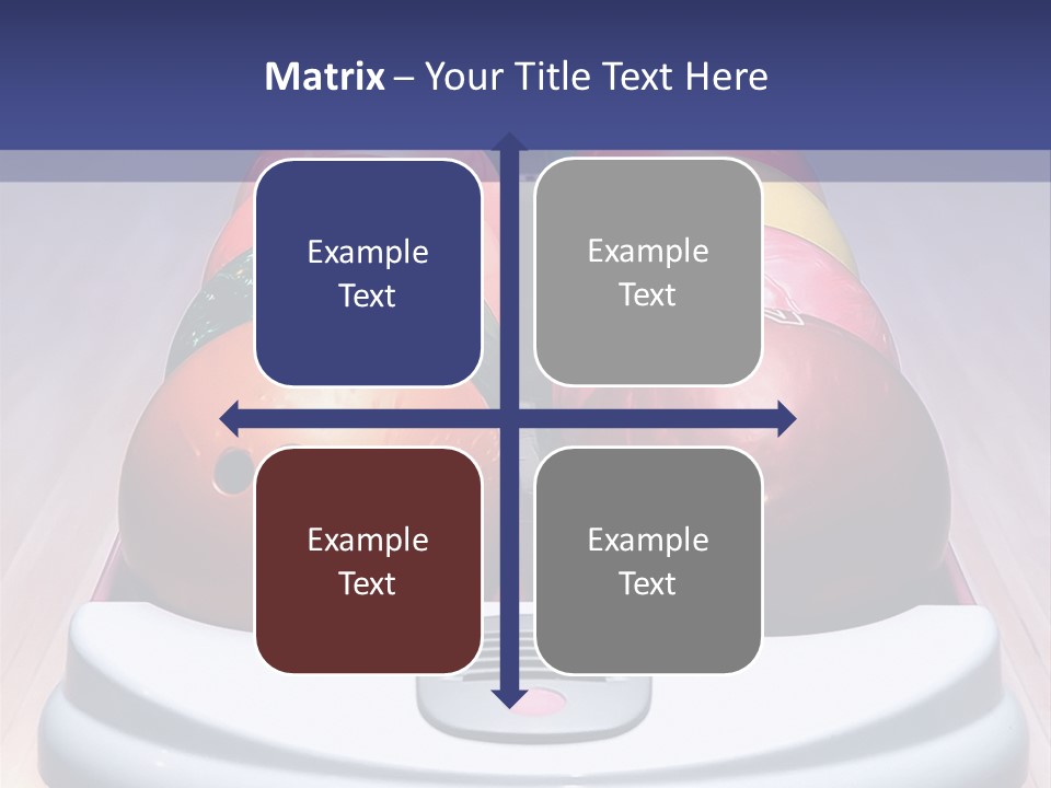 Ball Horizontal Pink PowerPoint Template