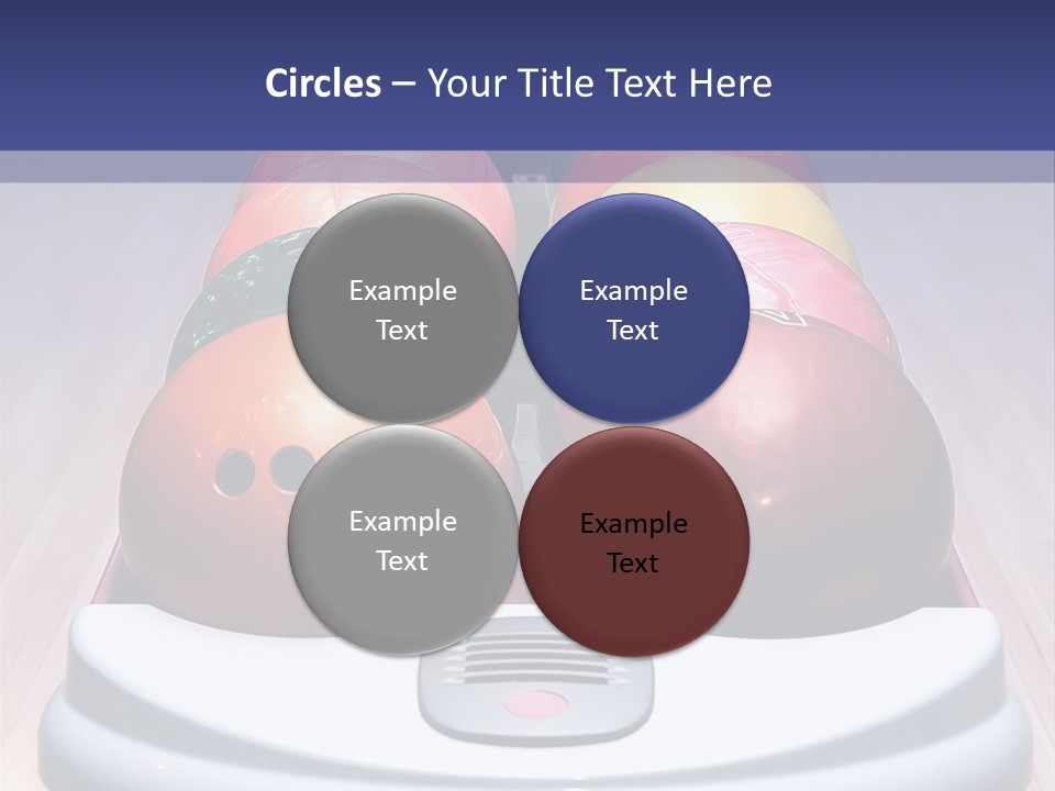 Ball Horizontal Pink PowerPoint Template