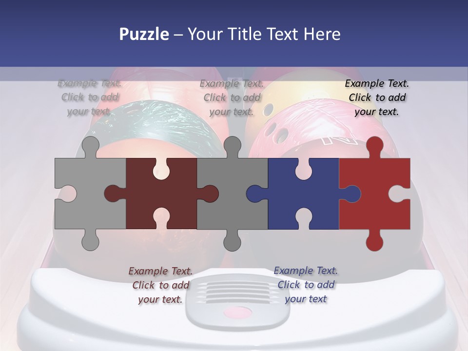 Ball Horizontal Pink PowerPoint Template