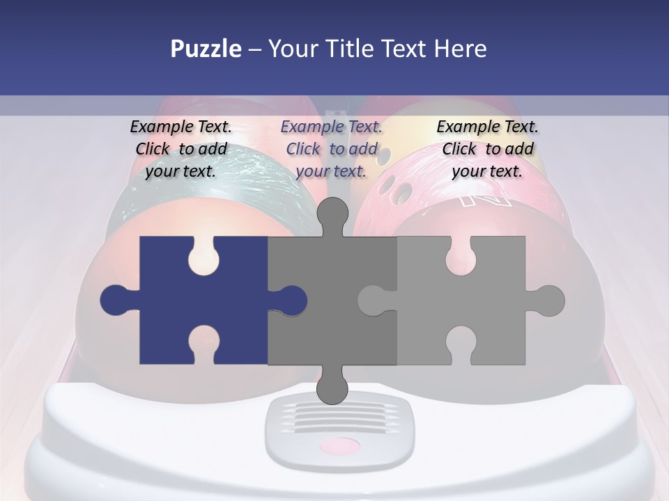 Ball Horizontal Pink PowerPoint Template