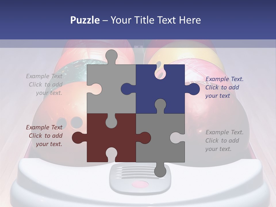 Ball Horizontal Pink PowerPoint Template