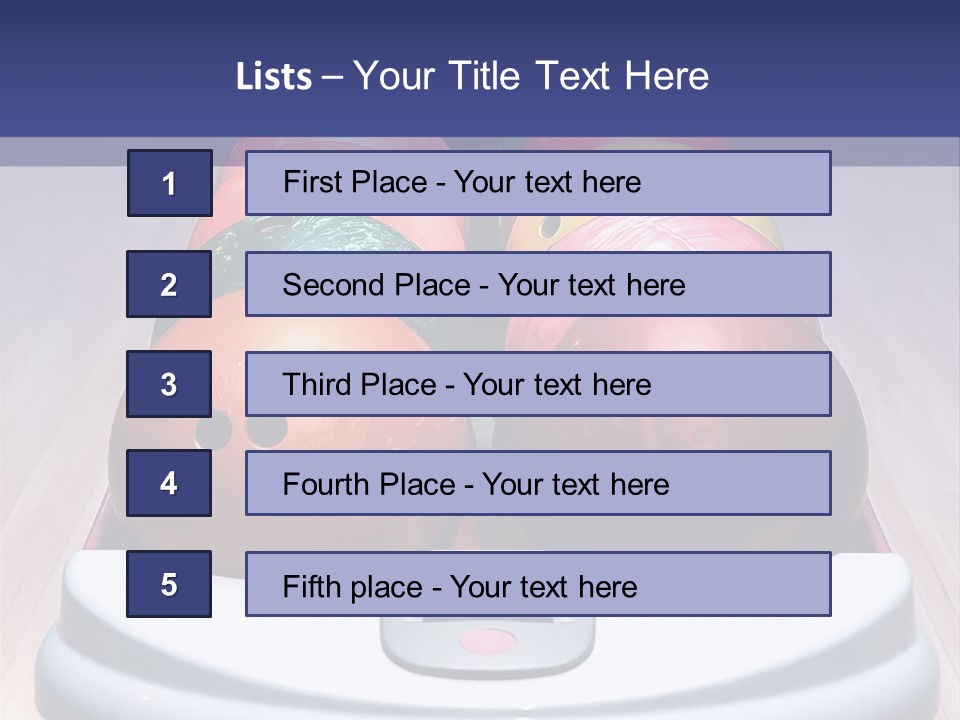Ball Horizontal Pink PowerPoint Template