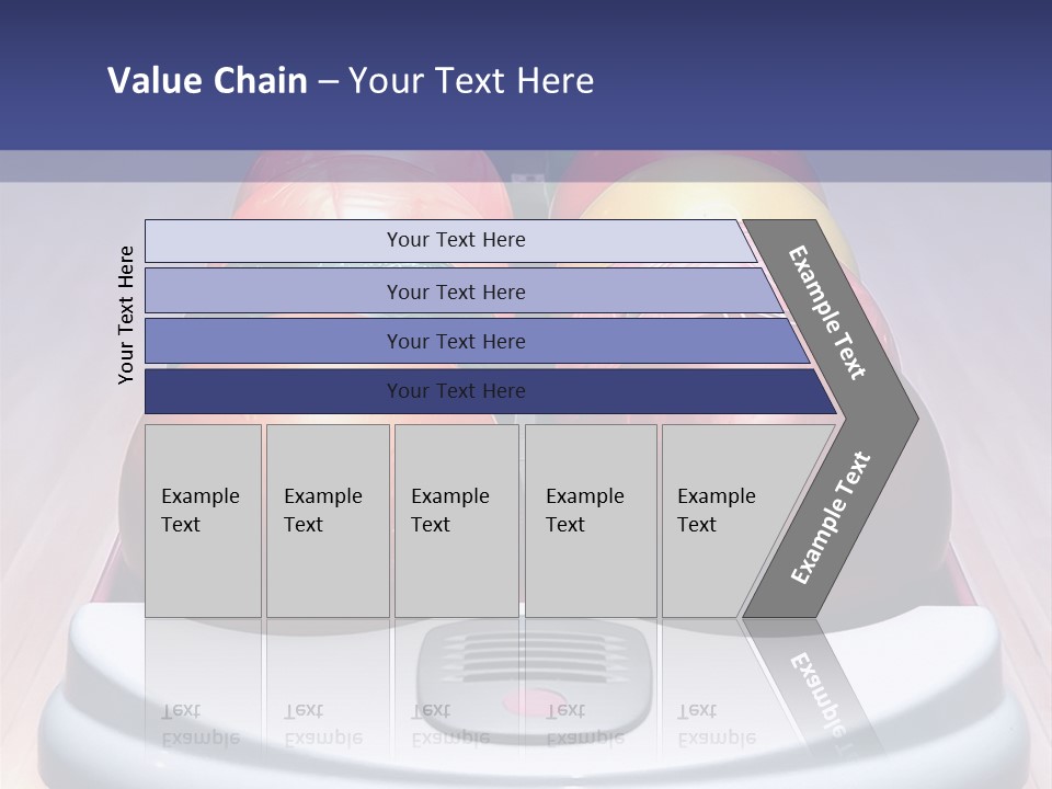 Ball Horizontal Pink PowerPoint Template