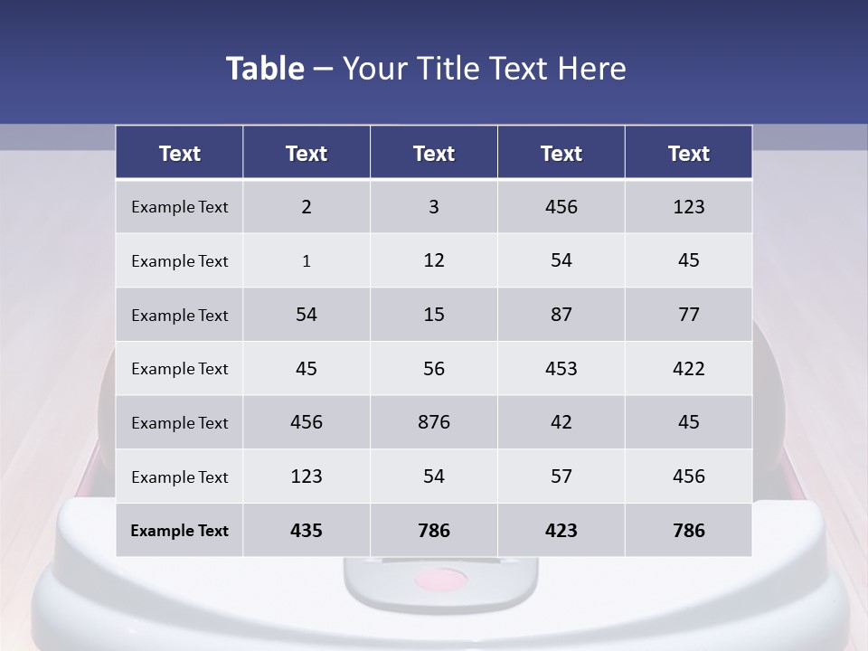 Ball Horizontal Pink PowerPoint Template