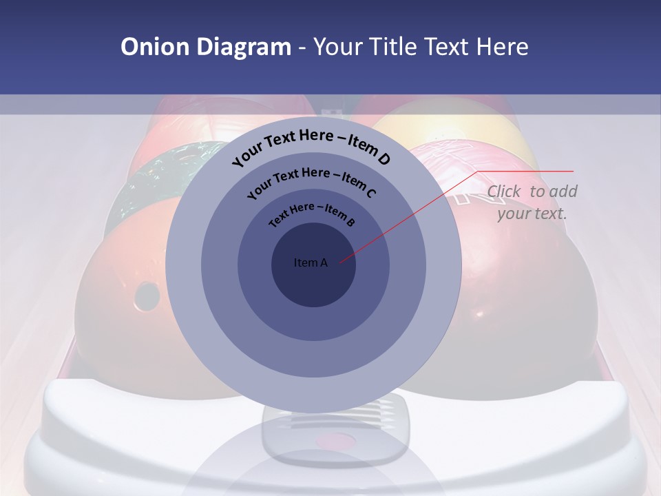 Ball Horizontal Pink PowerPoint Template