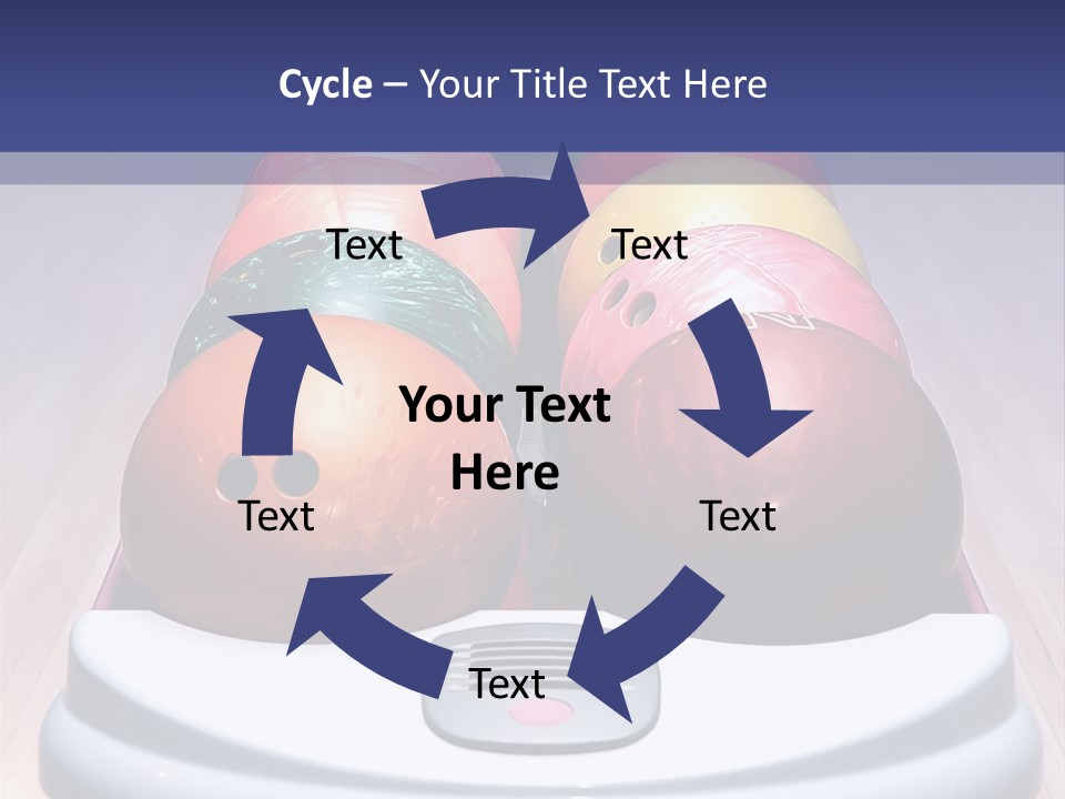 Ball Horizontal Pink PowerPoint Template