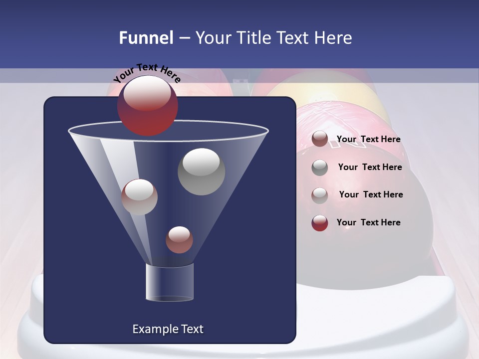 Ball Horizontal Pink PowerPoint Template