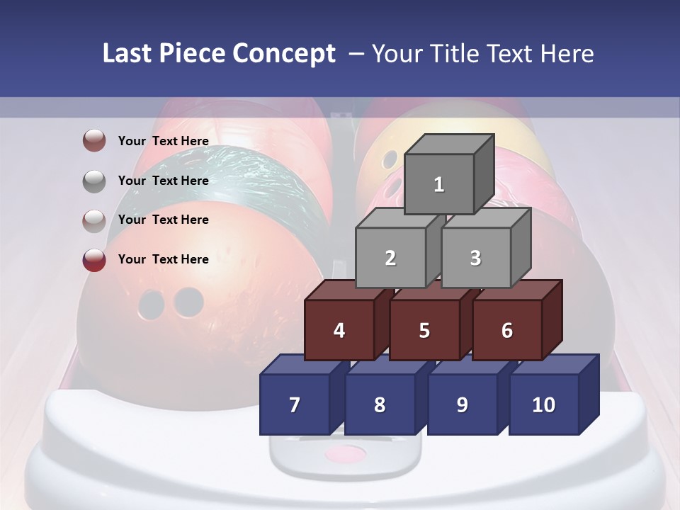 Ball Horizontal Pink PowerPoint Template