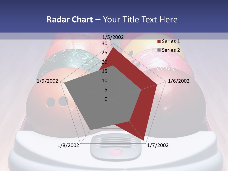 Ball Horizontal Pink PowerPoint Template