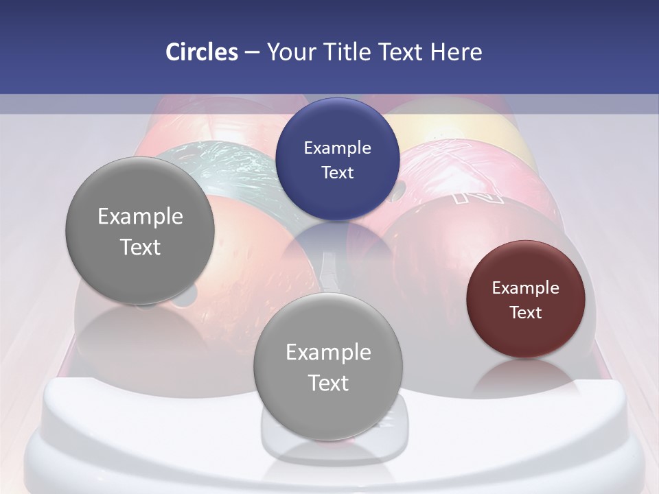 Ball Horizontal Pink PowerPoint Template