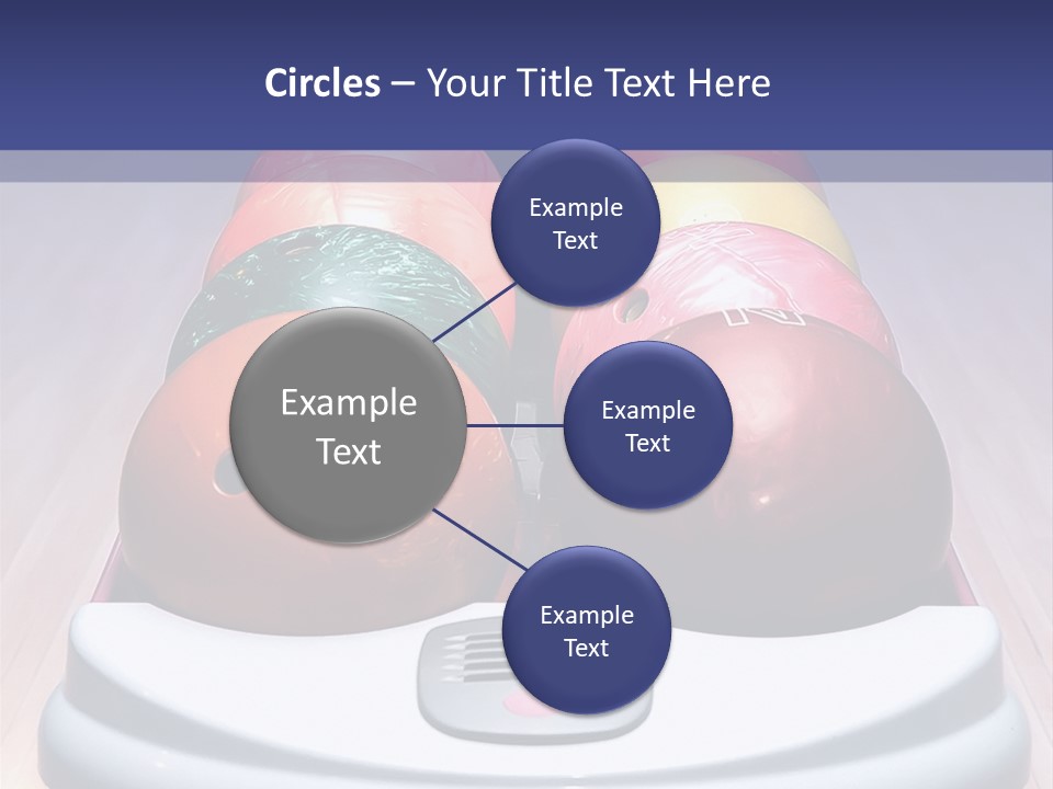 Ball Horizontal Pink PowerPoint Template