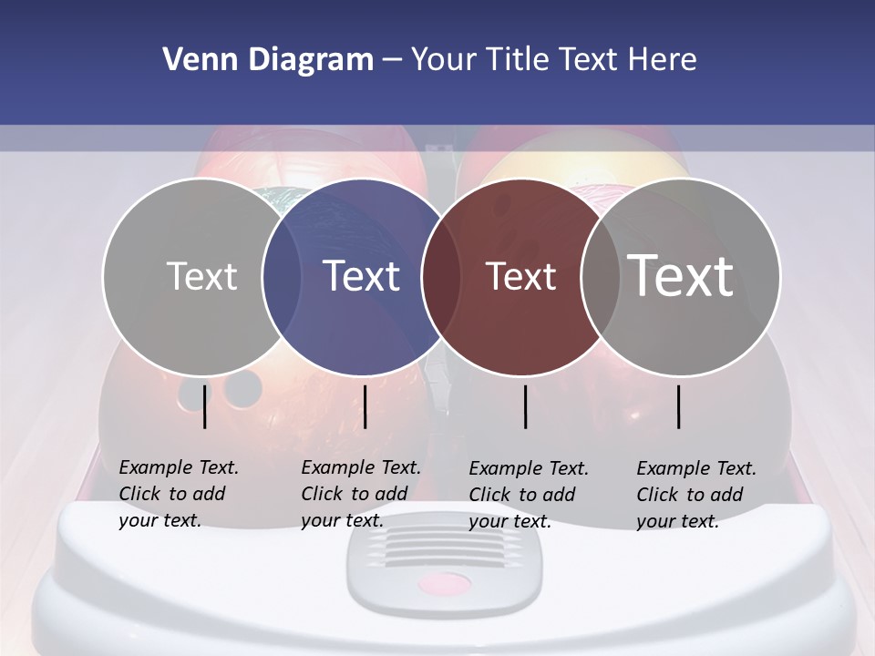 Ball Horizontal Pink PowerPoint Template