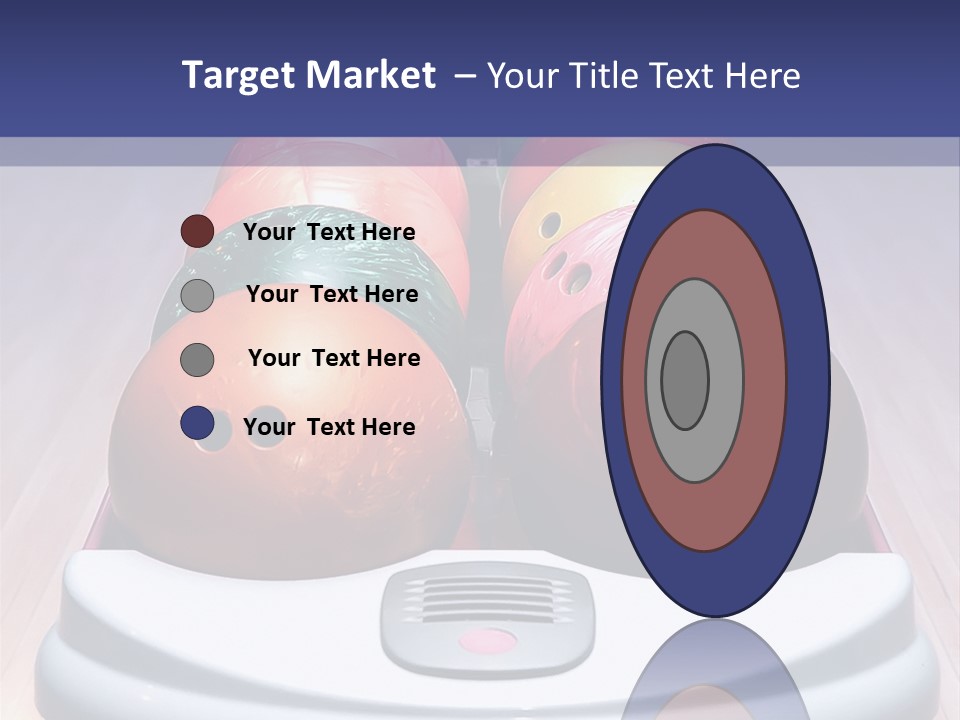 Ball Horizontal Pink PowerPoint Template