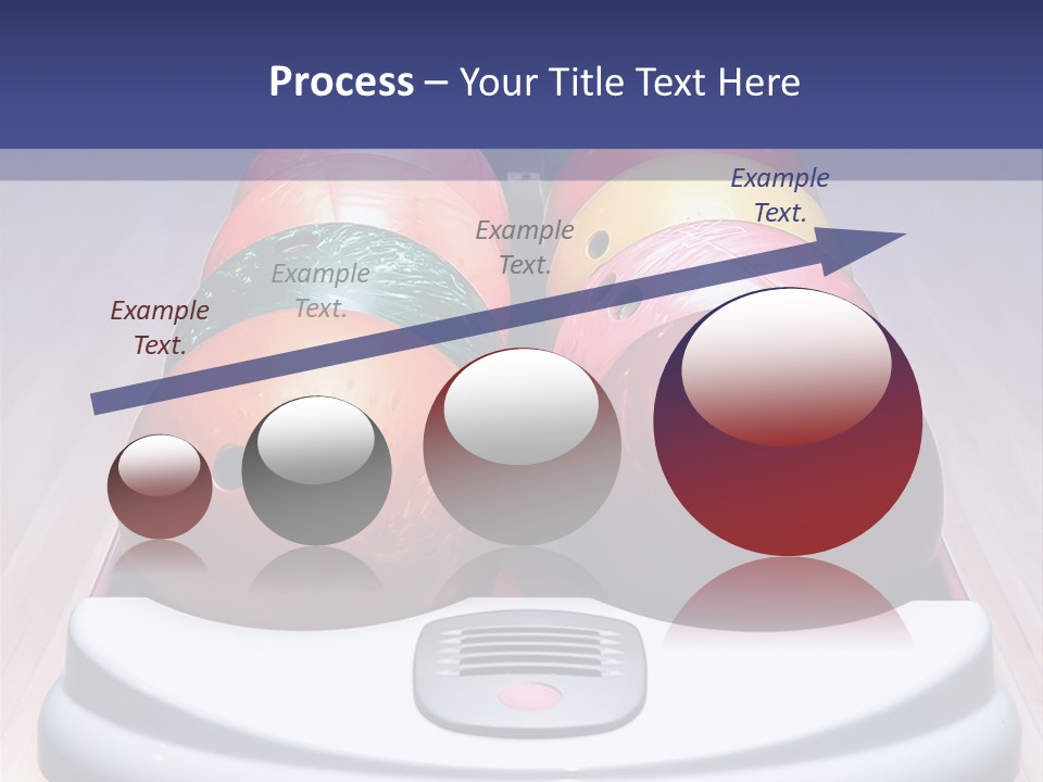 Ball Horizontal Pink PowerPoint Template