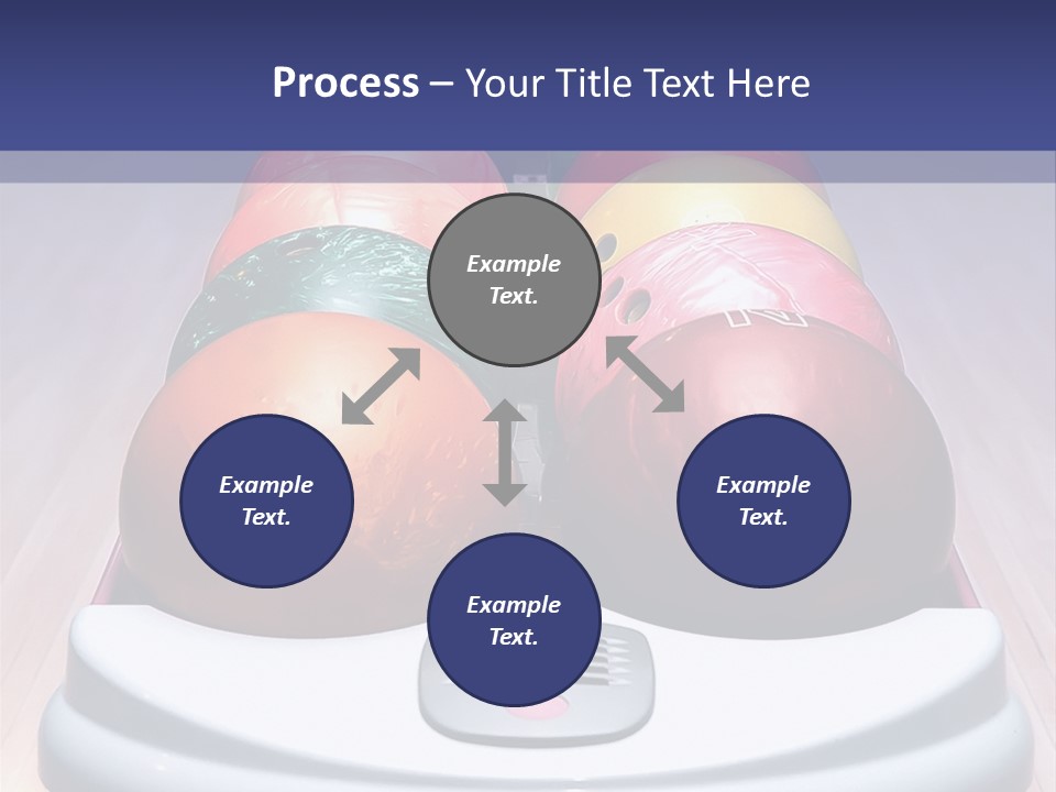 Ball Horizontal Pink PowerPoint Template