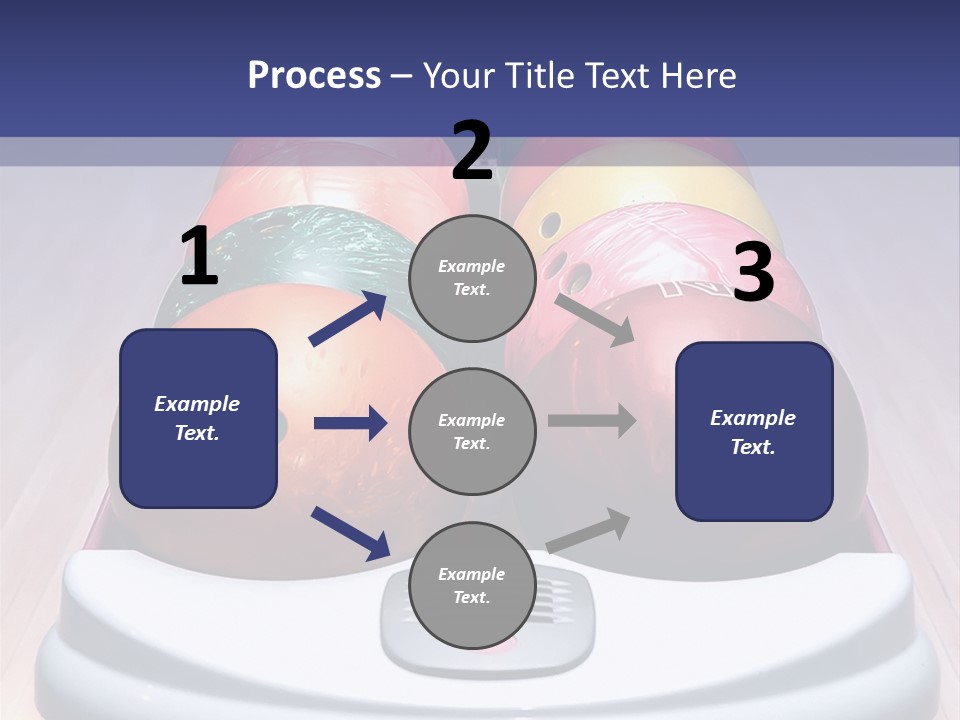 Ball Horizontal Pink PowerPoint Template