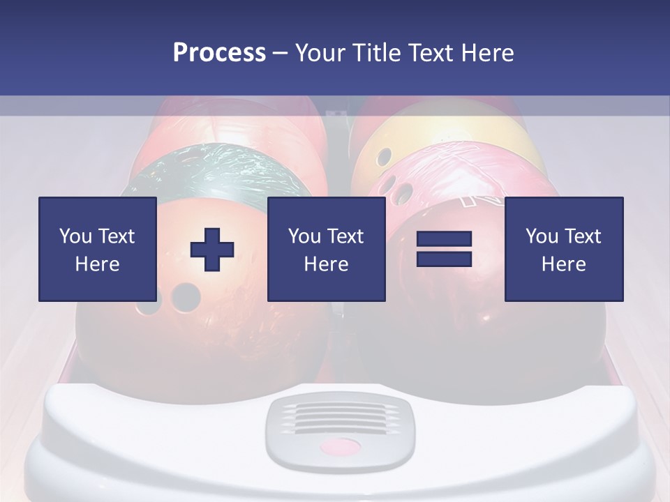 Ball Horizontal Pink PowerPoint Template