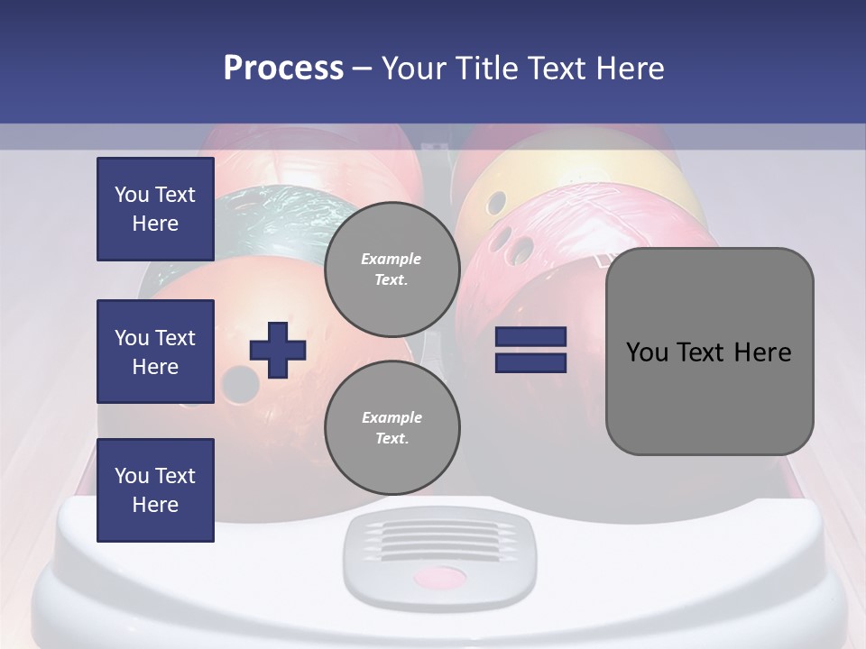 Ball Horizontal Pink PowerPoint Template