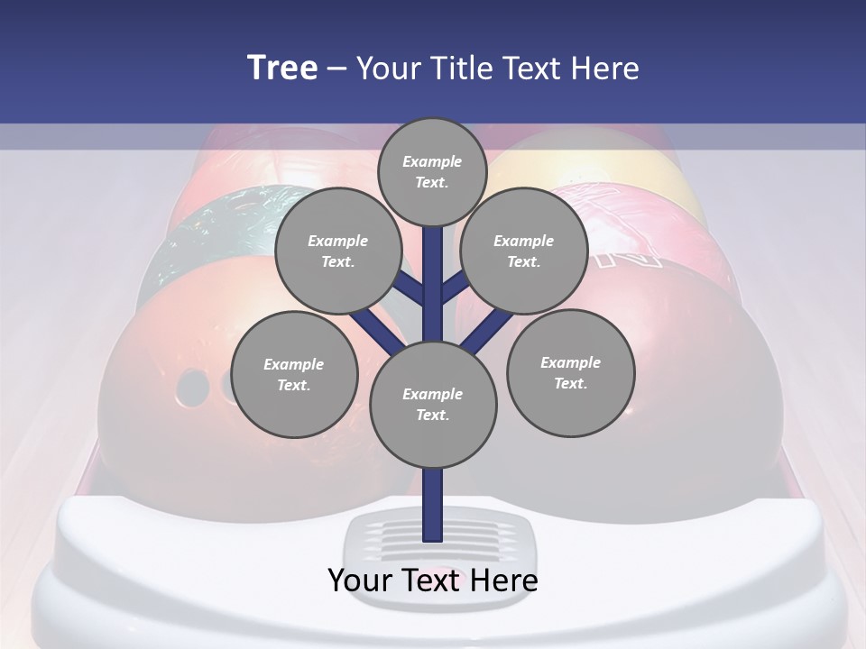 Ball Horizontal Pink PowerPoint Template