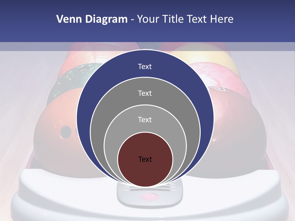 Ball Horizontal Pink PowerPoint Template