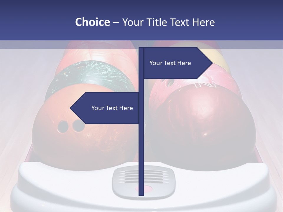 Ball Horizontal Pink PowerPoint Template