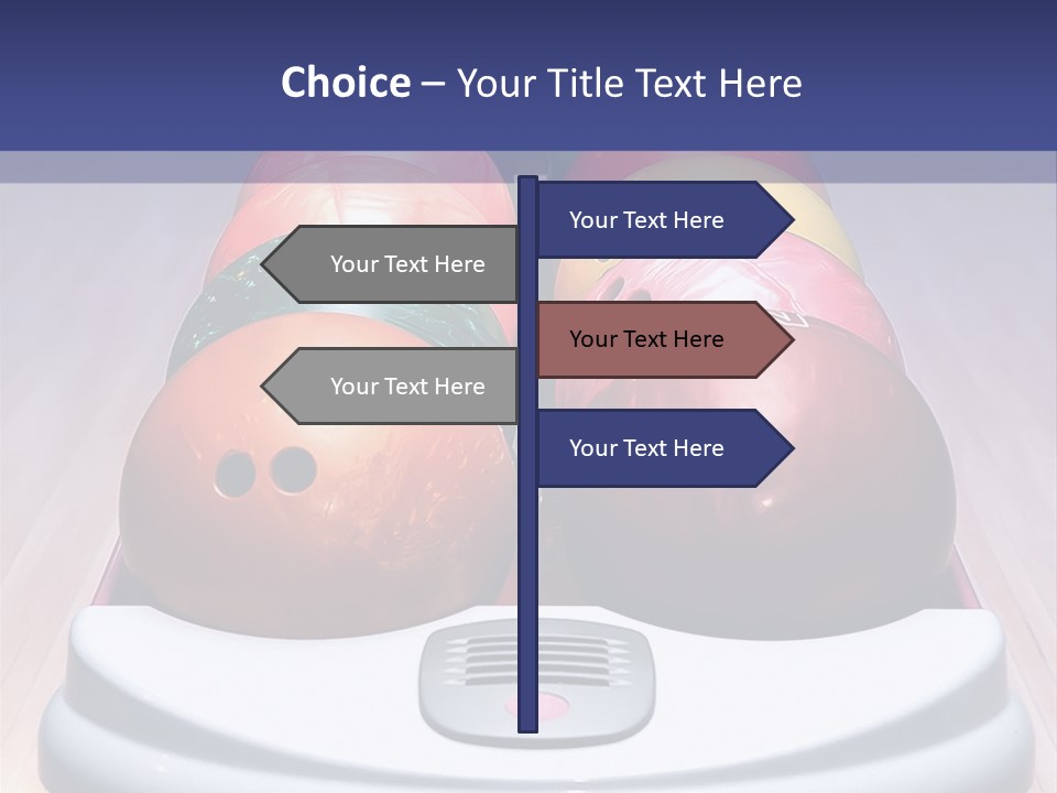 Ball Horizontal Pink PowerPoint Template