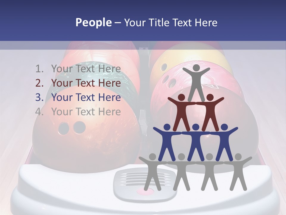 Ball Horizontal Pink PowerPoint Template