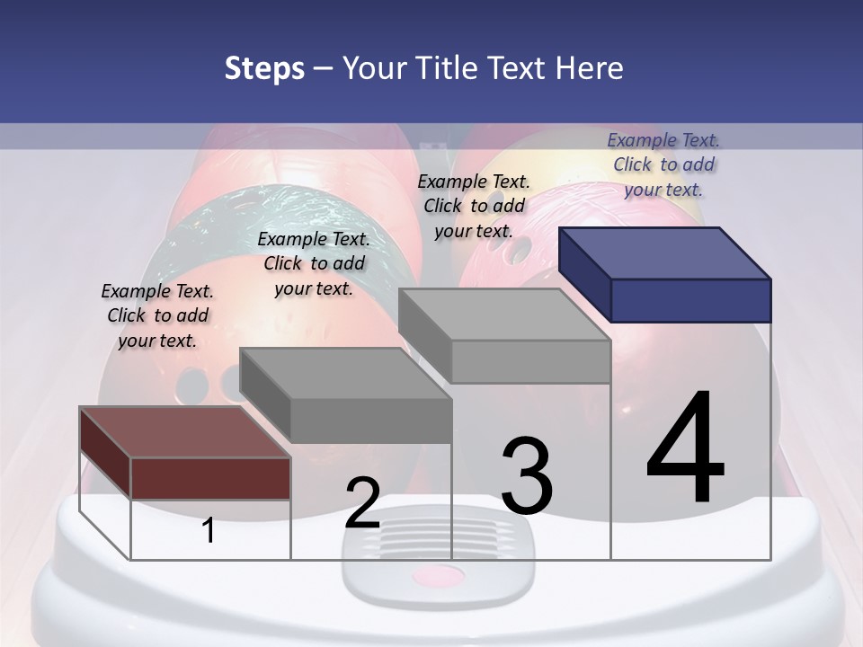 Ball Horizontal Pink PowerPoint Template