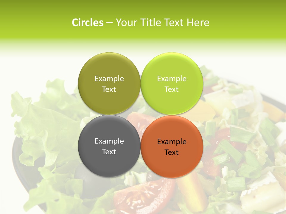 Vegetarian Bright Nutritious PowerPoint Template