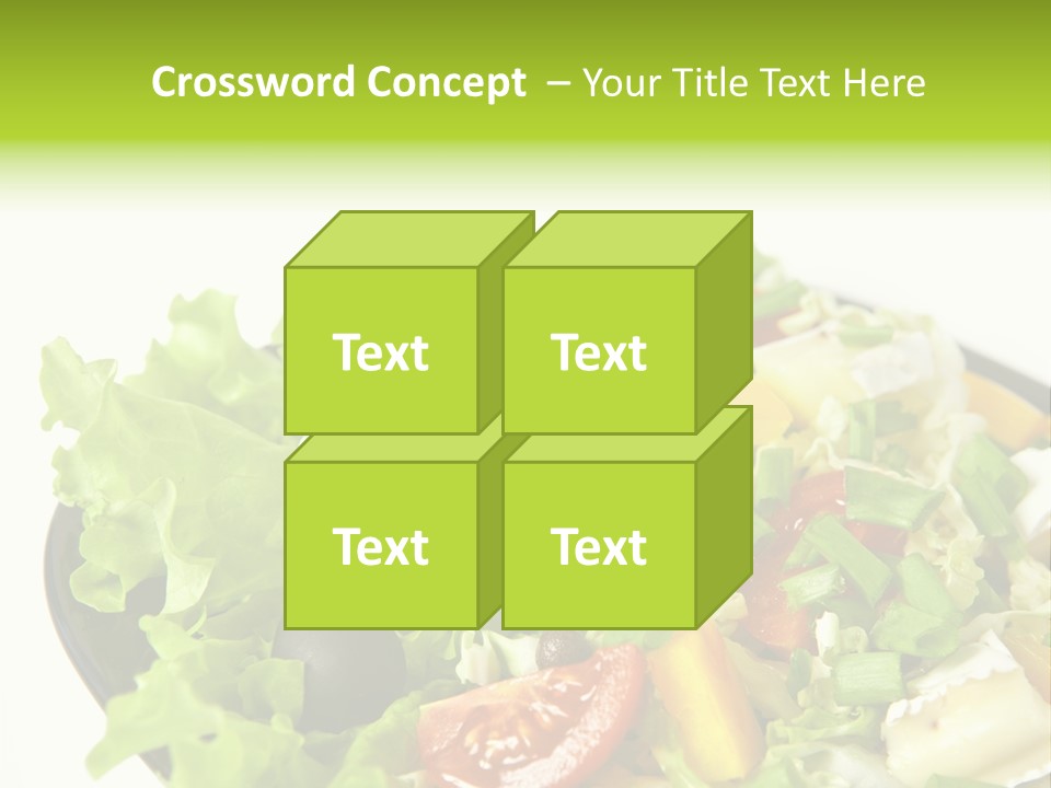 Vegetarian Bright Nutritious PowerPoint Template