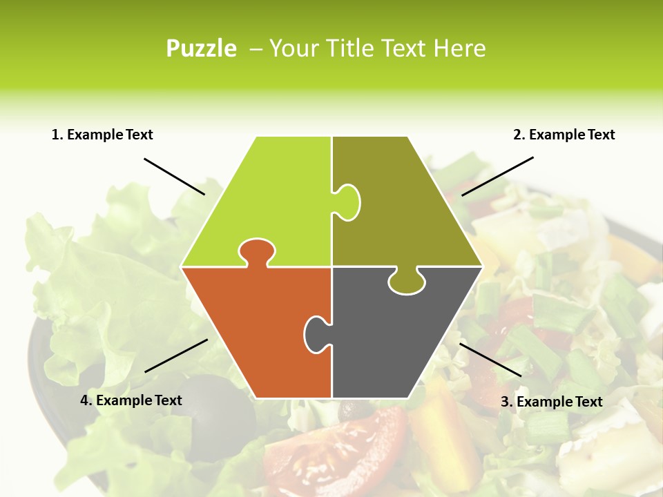 Vegetarian Bright Nutritious PowerPoint Template