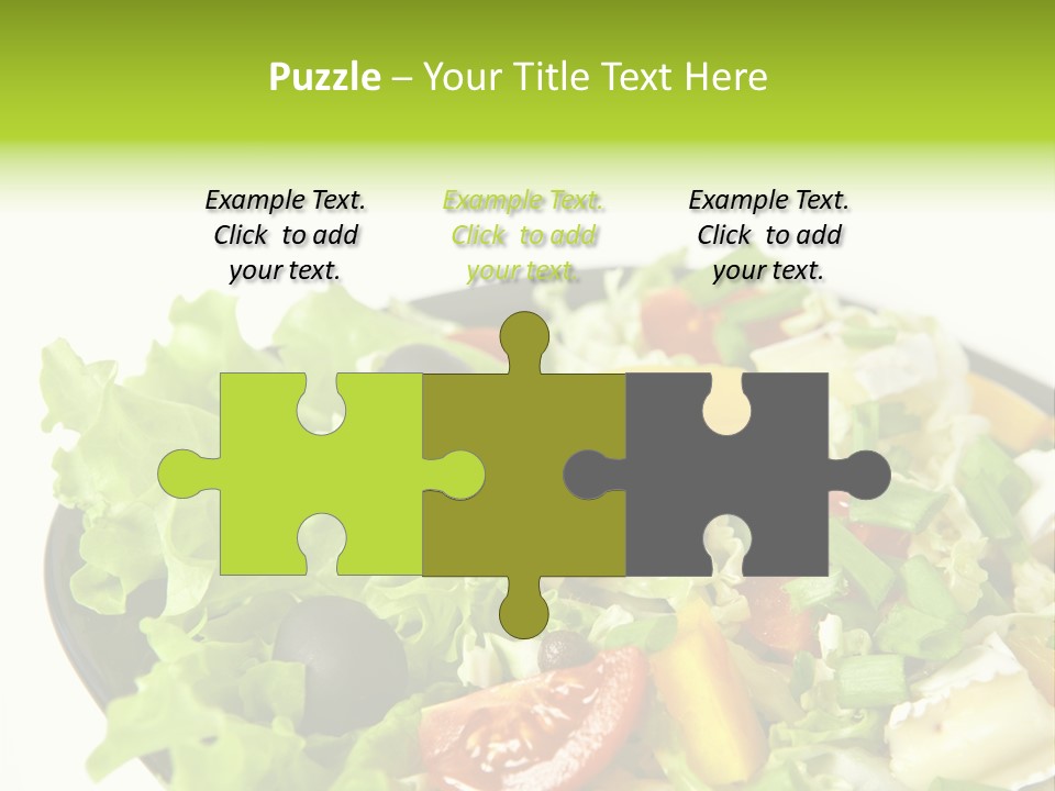 Vegetarian Bright Nutritious PowerPoint Template