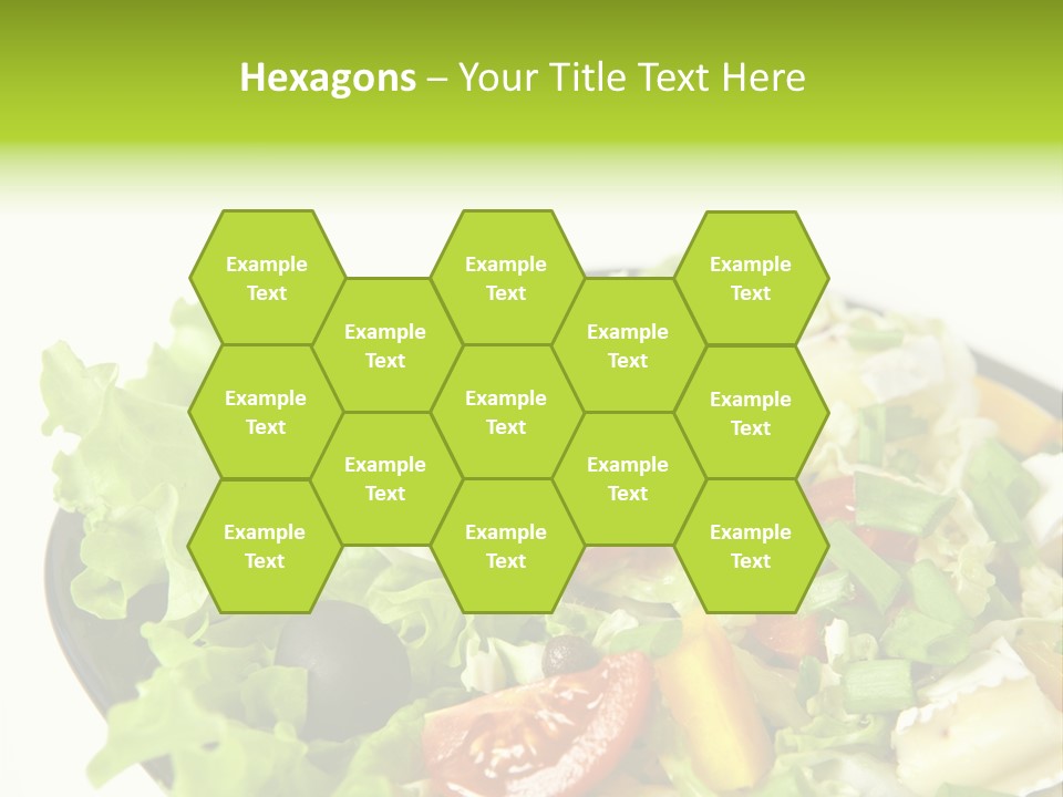 Vegetarian Bright Nutritious PowerPoint Template