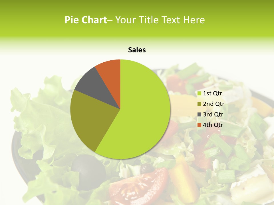 Vegetarian Bright Nutritious PowerPoint Template