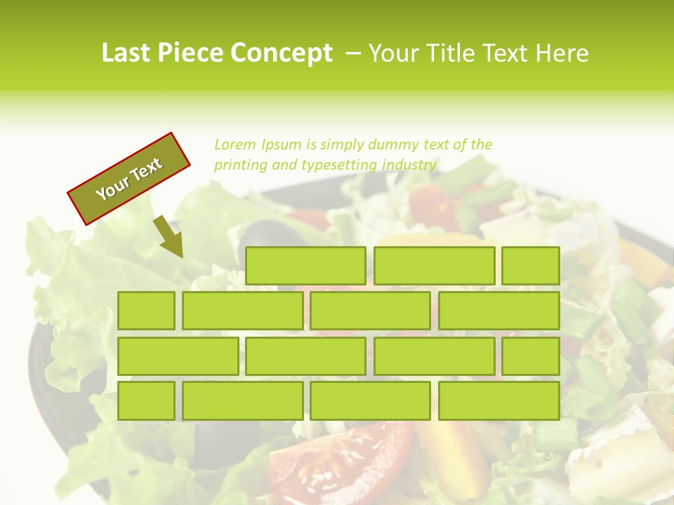 Vegetarian Bright Nutritious PowerPoint Template