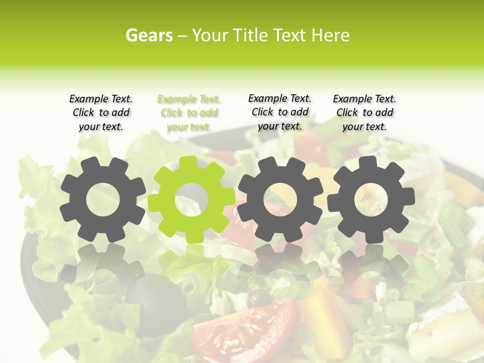 Vegetarian Bright Nutritious PowerPoint Template