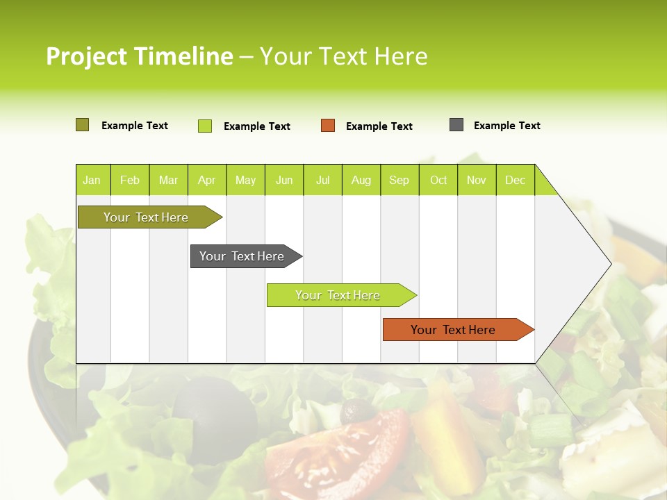 Vegetarian Bright Nutritious PowerPoint Template
