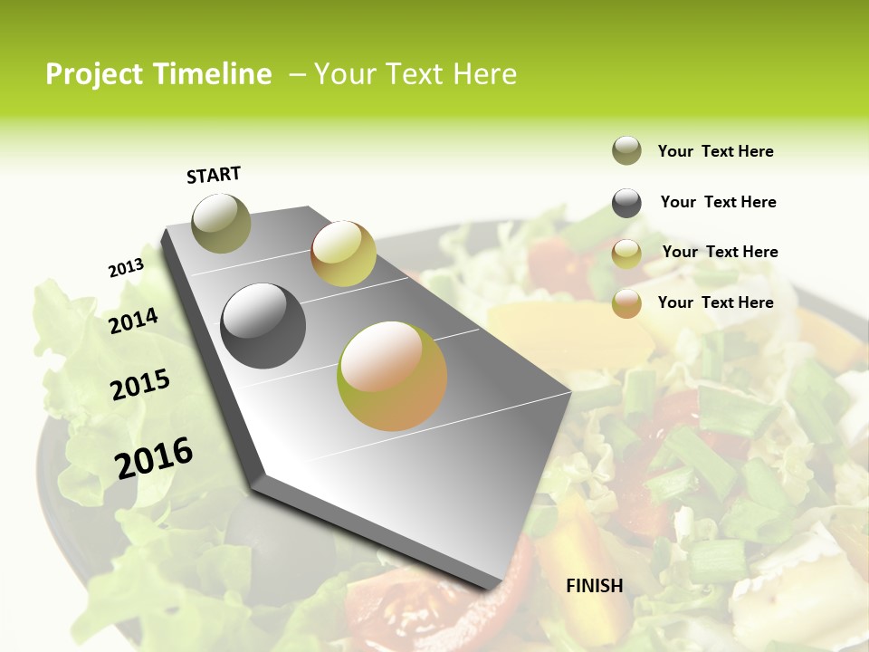 Vegetarian Bright Nutritious PowerPoint Template