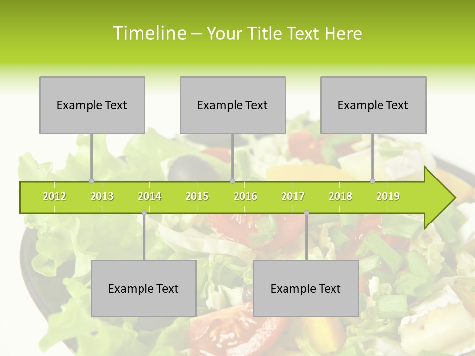 Vegetarian Bright Nutritious PowerPoint Template
