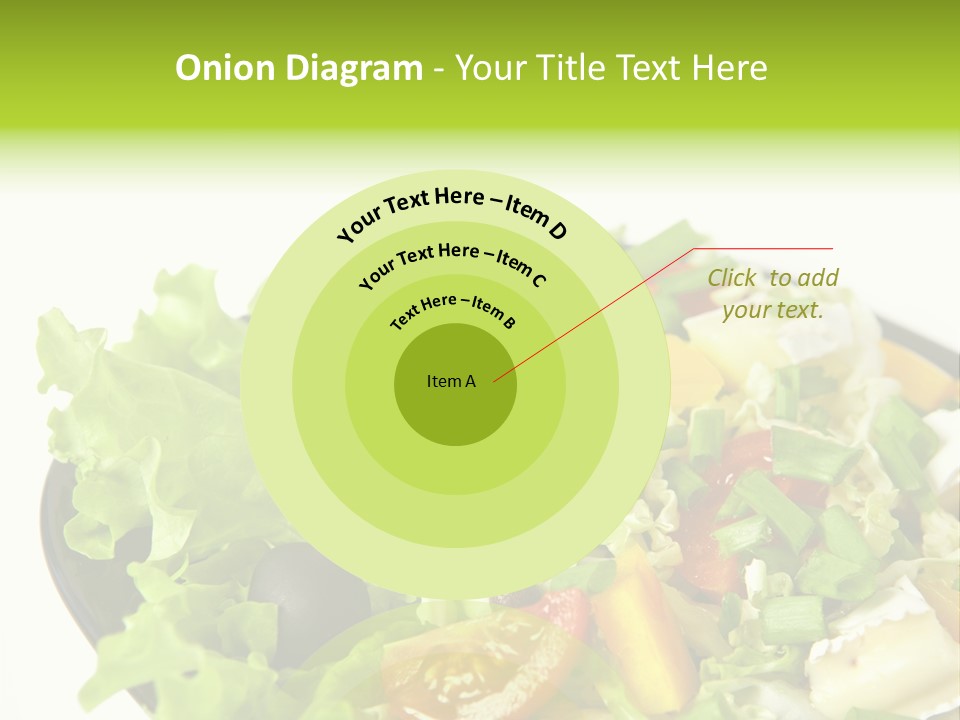 Vegetarian Bright Nutritious PowerPoint Template